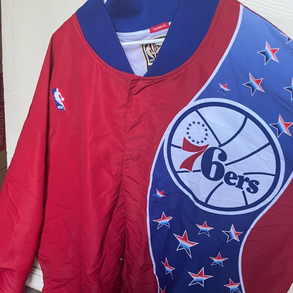 VINTAGE 76ers NBA jacket
